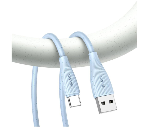 USAMS Kabel Green Series SJ714 18W 3A USB-A do USB-C 1m niebieski - 1568992 - zdjęcie 6